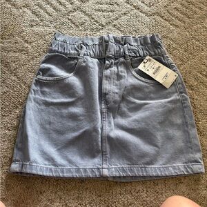 Zara Denim Blue Mini Skirt